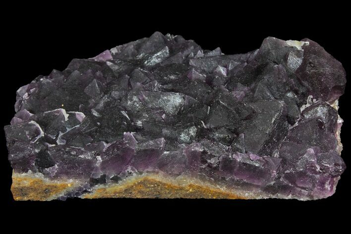 Purple, Octahedral Fluorite Crystal Cluster - China #96051
